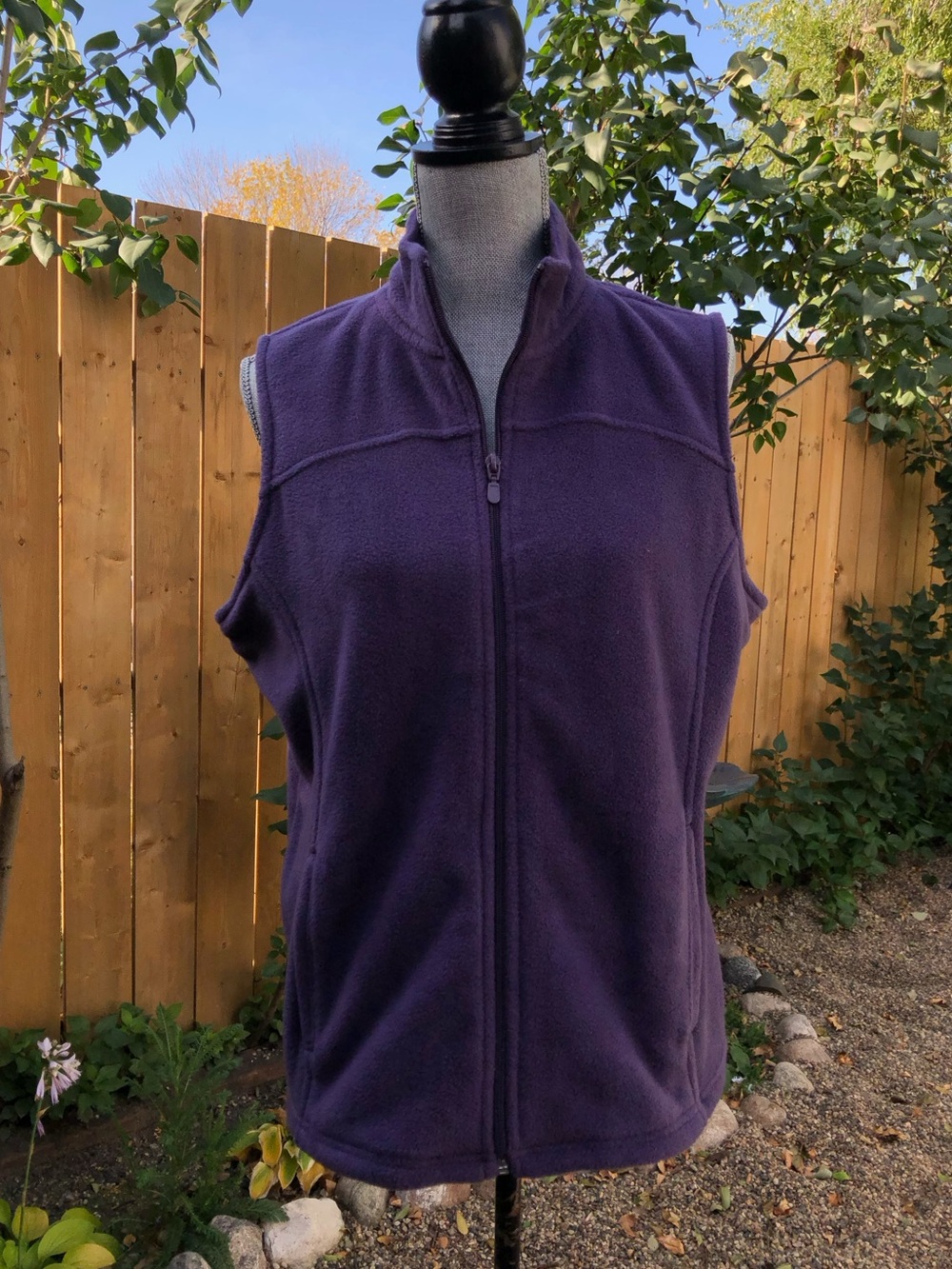 90s Y2K Penmans Purple Classic Fleece Vest Size M Gorpcore
